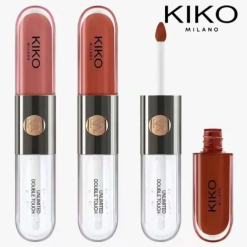 KIKO Milano Minshzee Double Lip Gloss Fog Matte 2 in 1 Double Touch Lipstick 6m