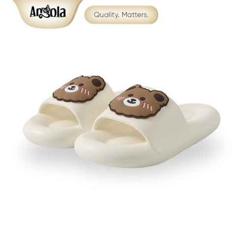 Angola Sandal Slip-On CuteBear H08 Sendal Rumah/Kamar Mandi Slipper Strap Comfy Cowok Cewek