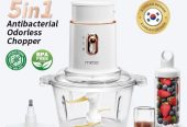 Mecoo Most Aesthetic 5 in 1 Antibacterial Odorless Chopper 250 Low Watt BPA Free